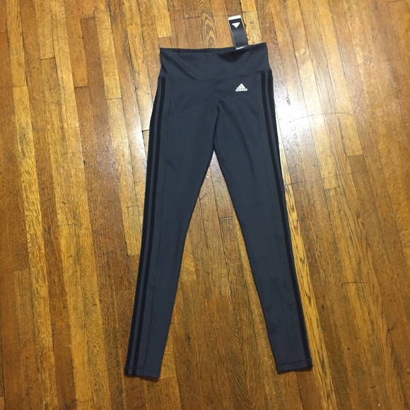 NWT Adidas 3 Striped legging - XS ONLY - Picture 2 of 6